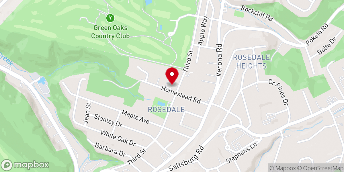 Map showing location of Reconciliation Anglican Church