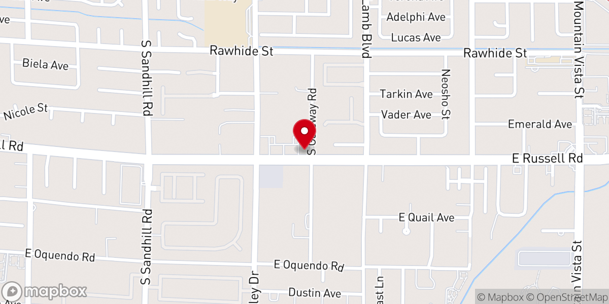 Map showing location of Center for Spiritual Living Greater Las Vegas