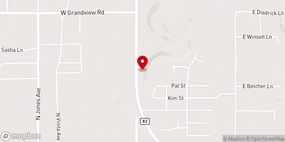Map showing location of United Pentecostal Church of Tahlequah