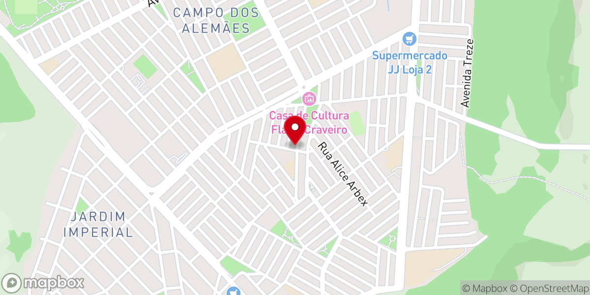 Map showing location of Igreja Evangélica Pentecostal Leão da Tribo de Judá