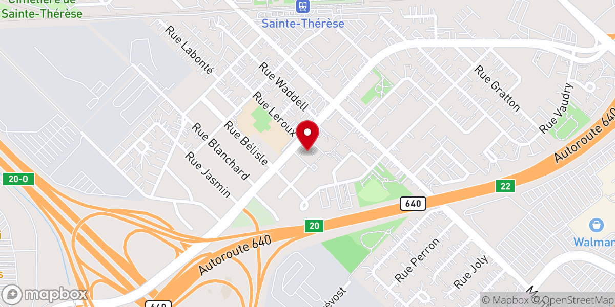 Map showing location of Cathédrale Syriaque Orthodoxe Ste-Marie et St-Jacques de Nisibe