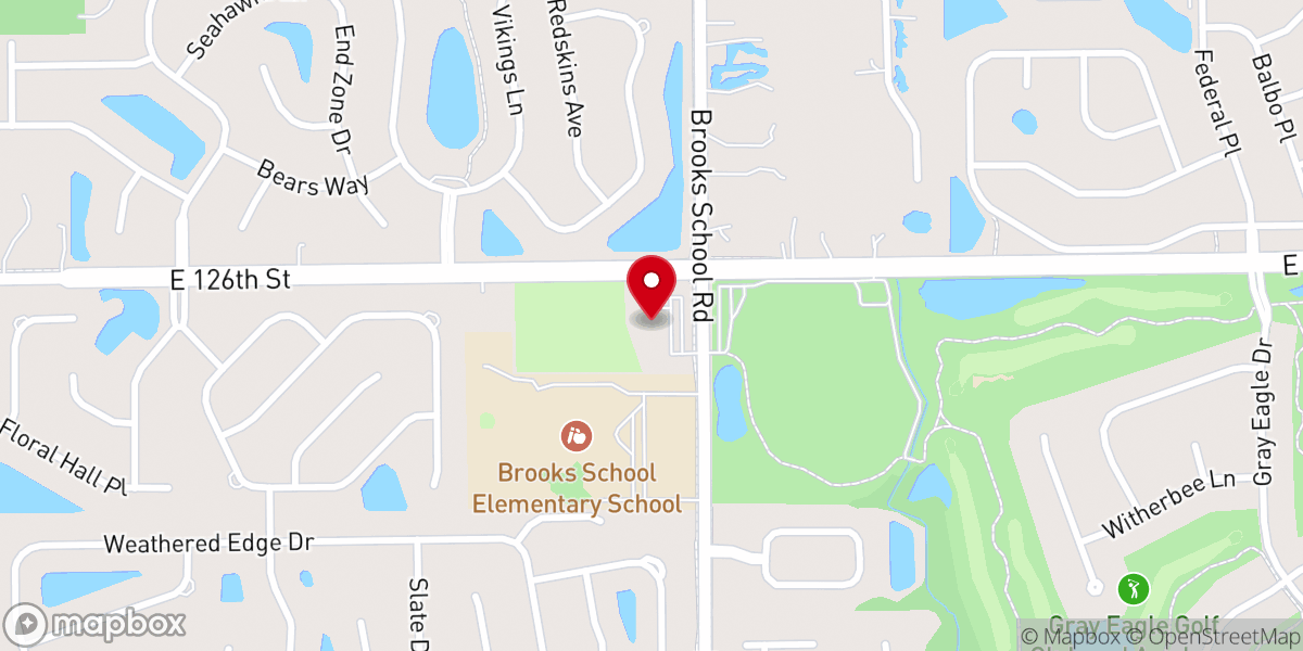 Map showing location of New Hope Presbyterian Church & Preschool