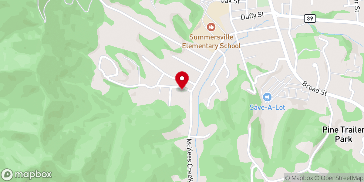 Map showing location of Saint Martins Church