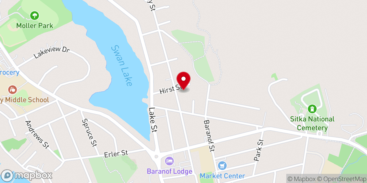 Map showing location of EagleQuest Ministries