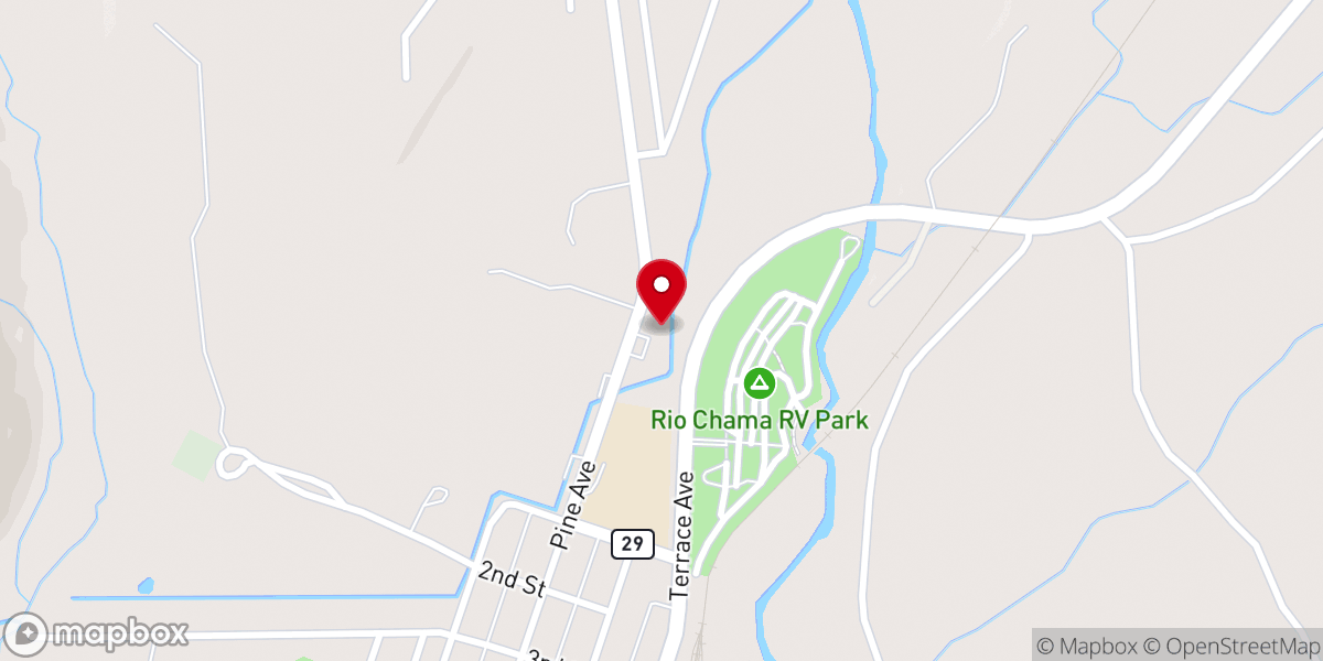 Map showing location of Saint Patrick Catholic Church