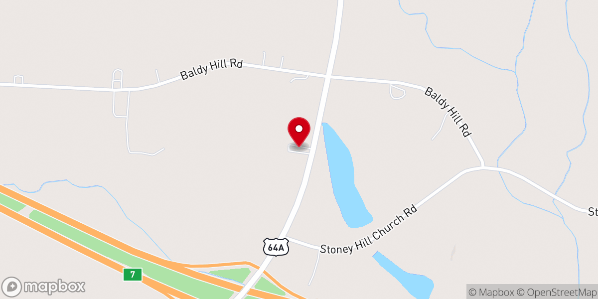 Map showing location of Faith Harvest East