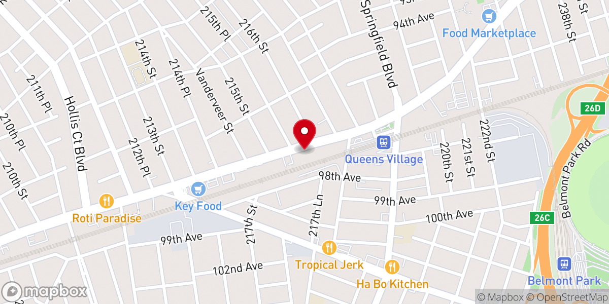 Map showing location of Greater Love Church