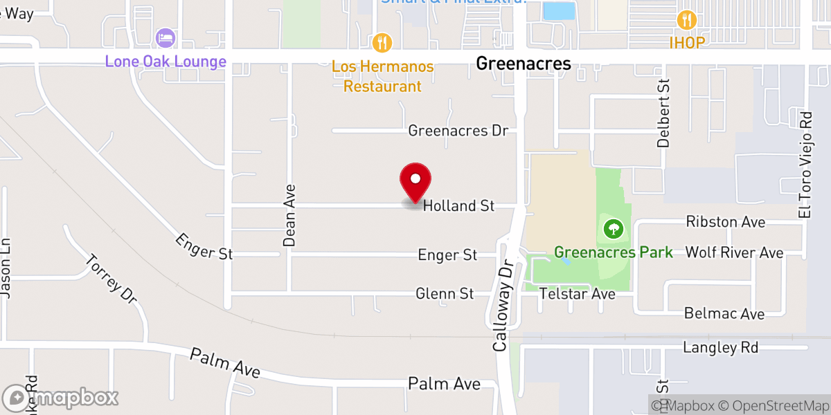 Map showing location of Way Maker Tabernacle