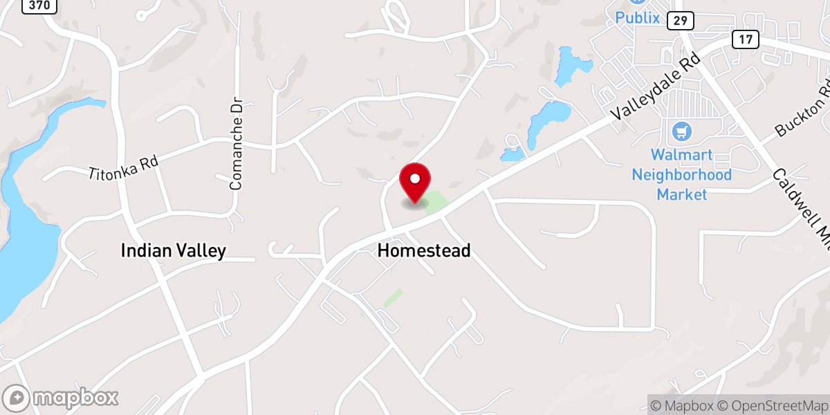 Map showing location of Bryan Presbyterian Memorial Church