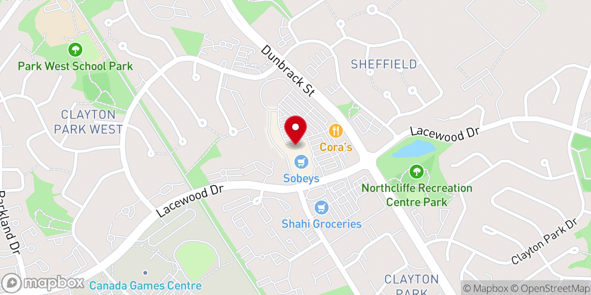 Map showing location of Congregation Ner Tamid