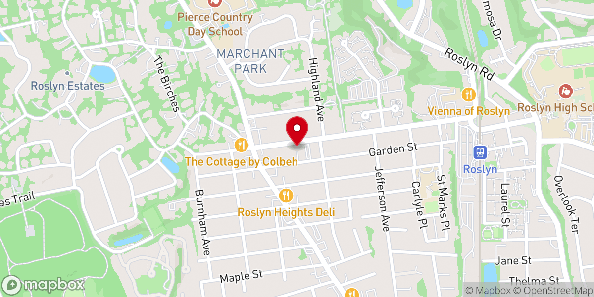 Map showing location of Long Island Korean Methodist Church