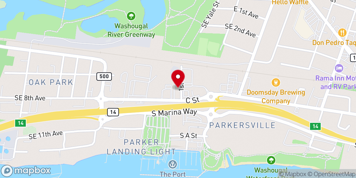 Map showing location of Inter-Faith Treasure House