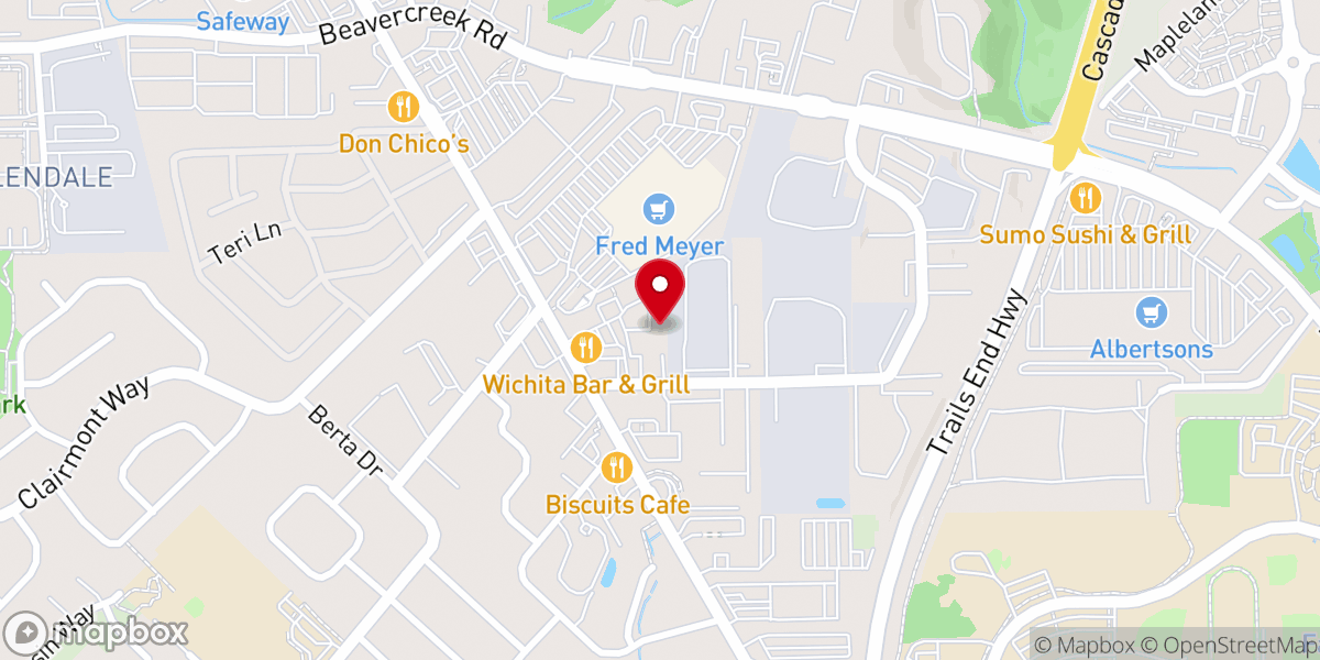 Map showing location of The Potter's House