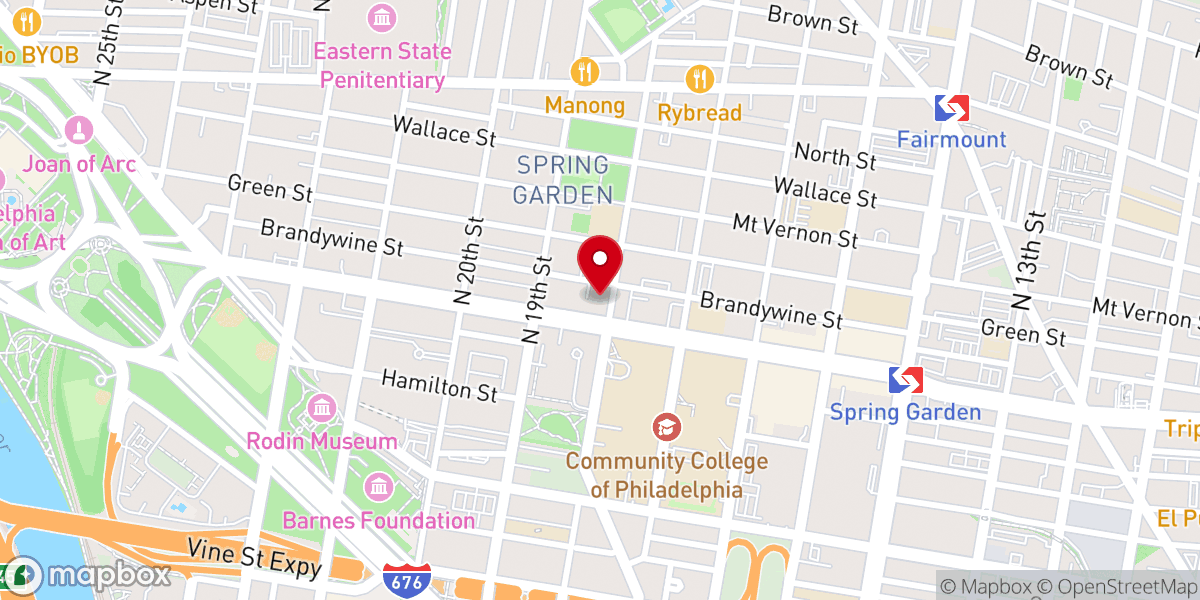 Map showing location of Tabernacle of Praise of the Hand of God Ministries Inc