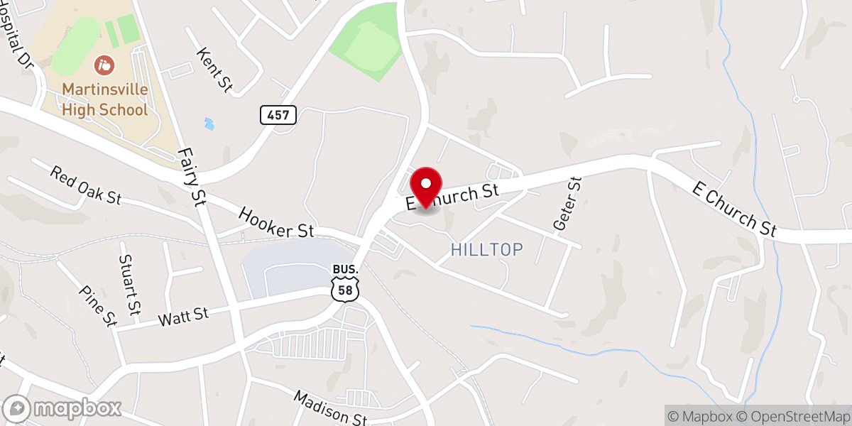 Map showing location of Greater Love Ministry