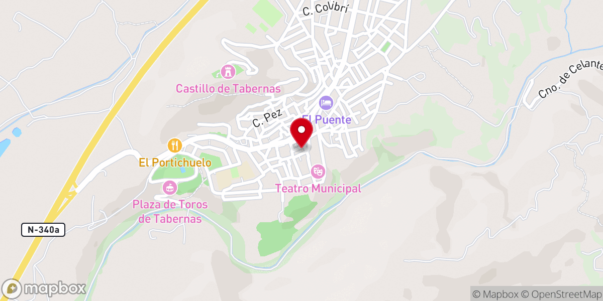 Map showing location of Iglesia Parroquial de Nuestra Señora de la Encarnación