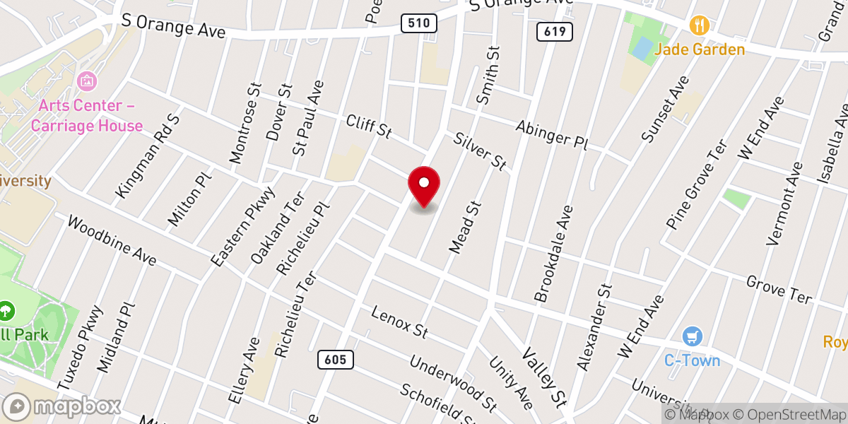 Map showing location of Fellowship Empowerment Center