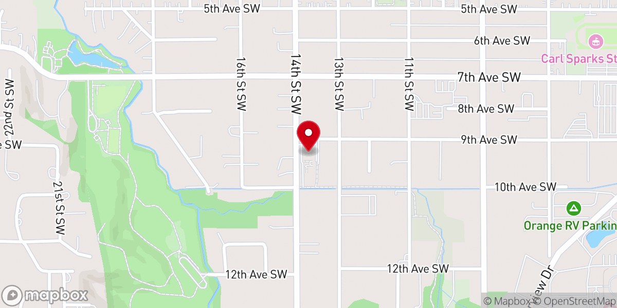 Map showing location of UChurch