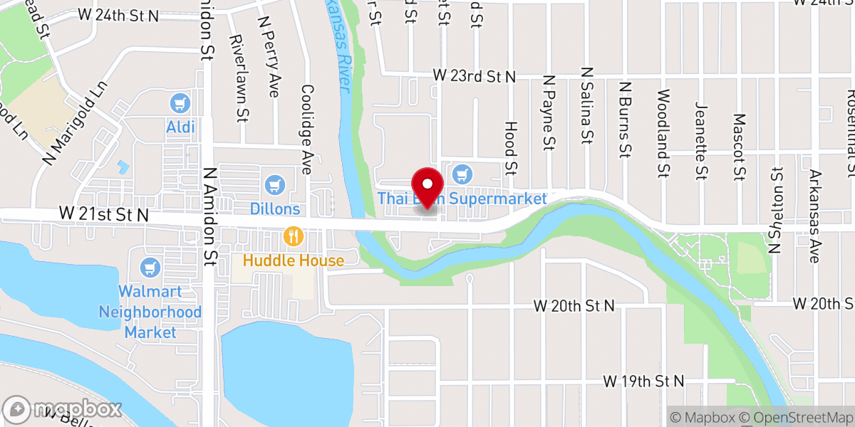 Map showing location of Breakthrough Ministries Inc