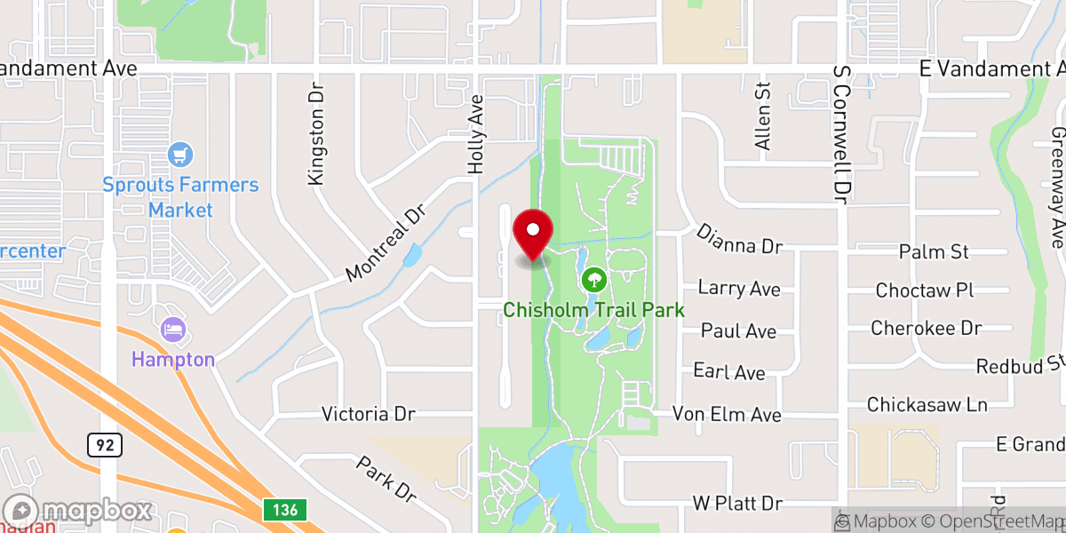 Map showing location of Hope Ministries International Inc