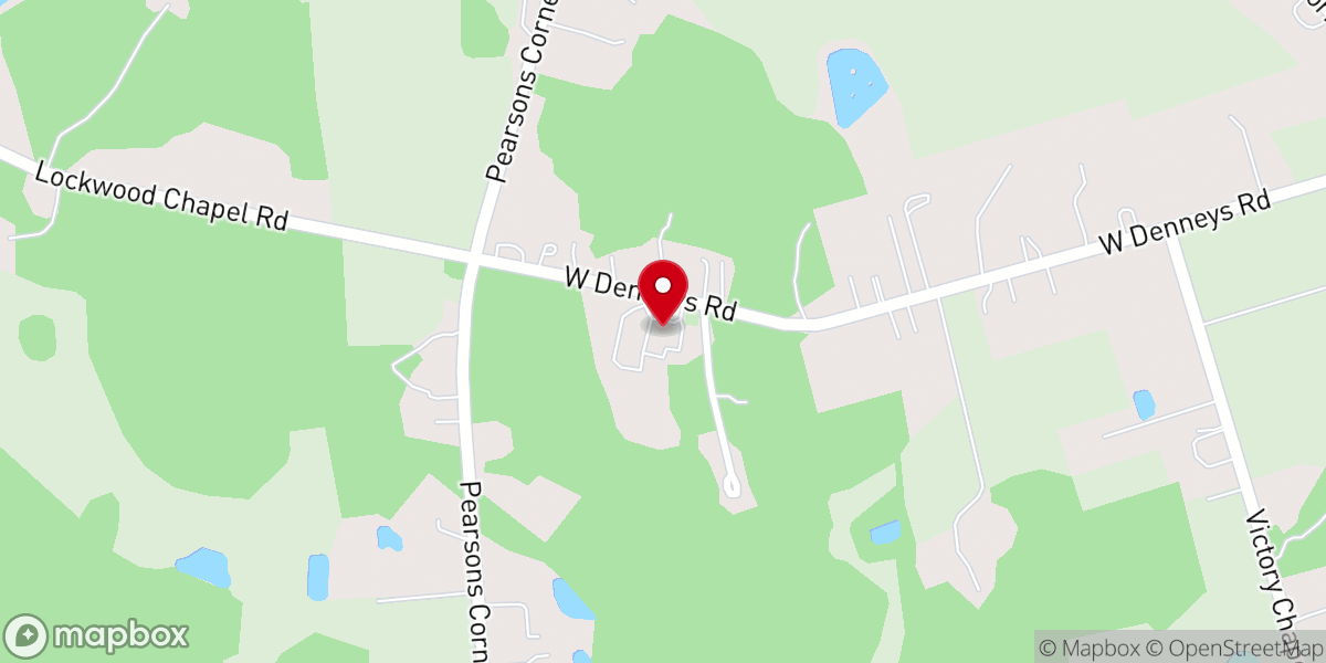Map showing location of Central Mennonite Church