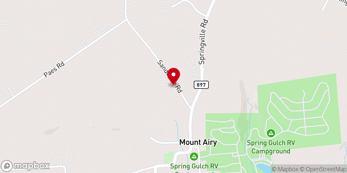 Map showing location of Grace Full Gospel Fellowship