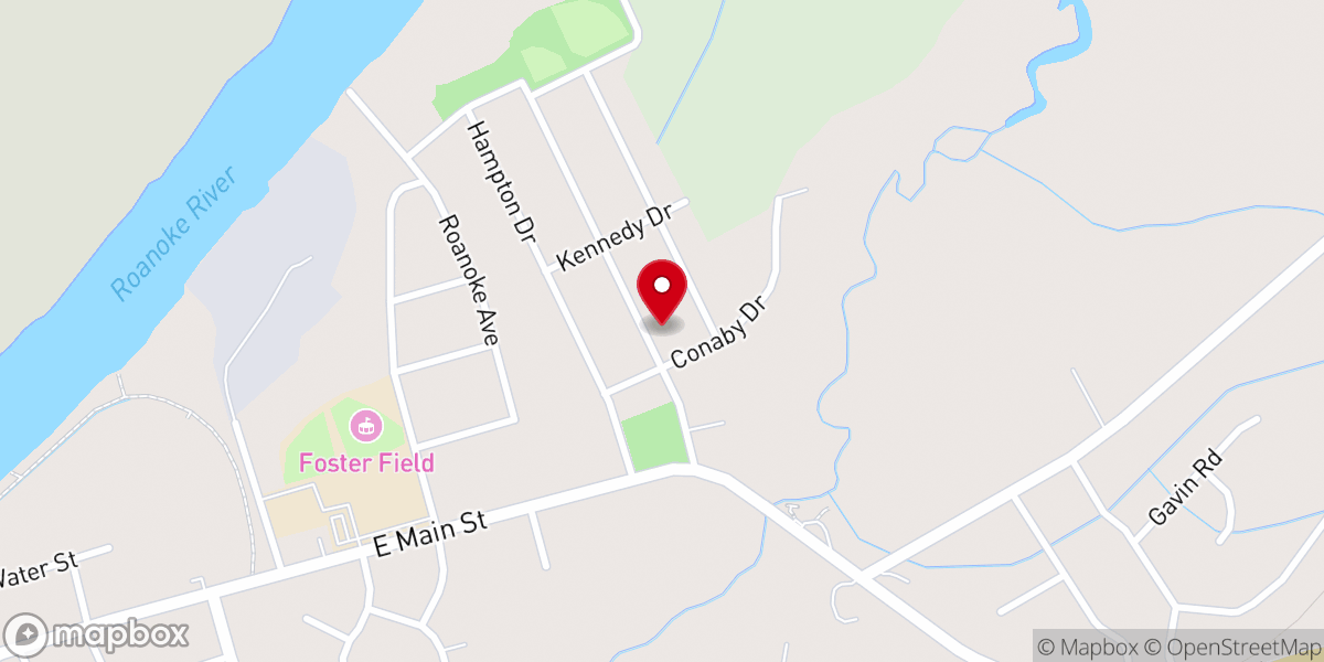 Map showing location of Plymouth Nazarene Church