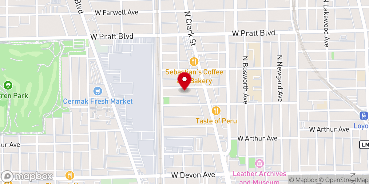 Map showing location of Youth with a Mission Chicago