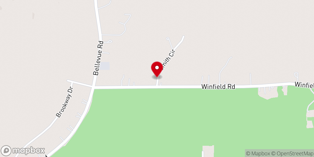 Map showing location of Smith Chapel CME Church