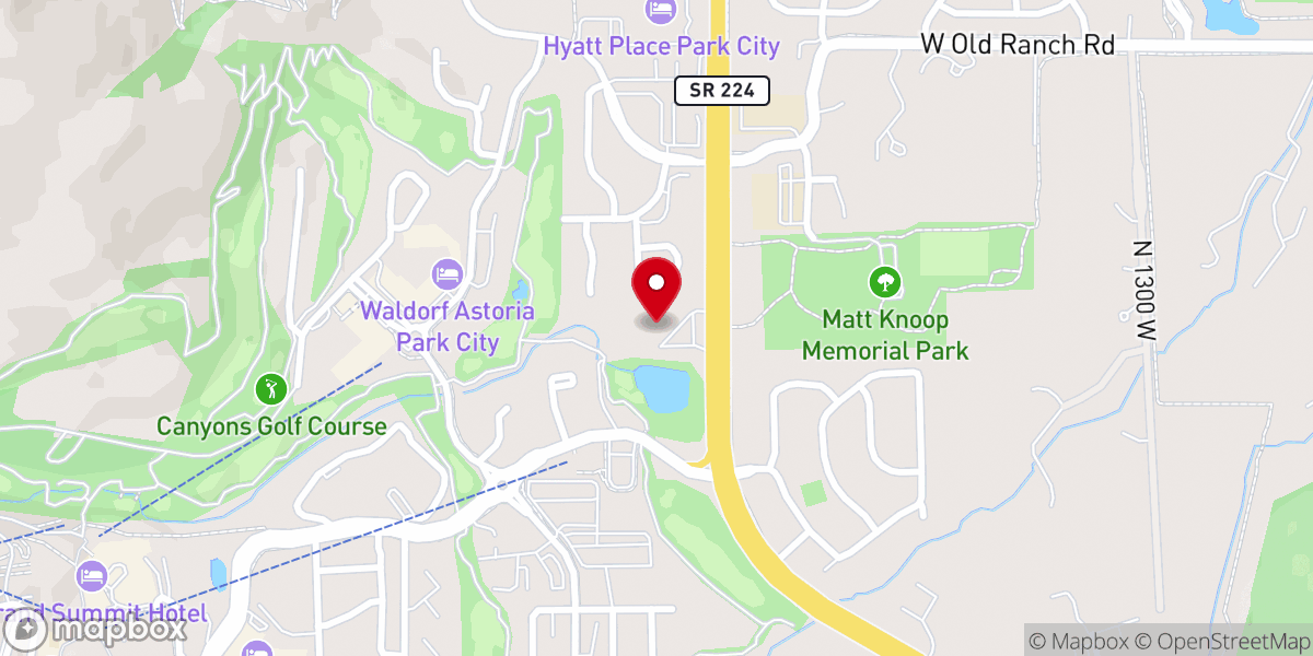 Map showing location of Shepherd of the Mountains Lutheran Church