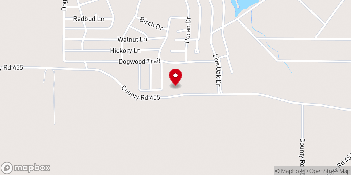 Map showing location of Lighthouse Gospel Center