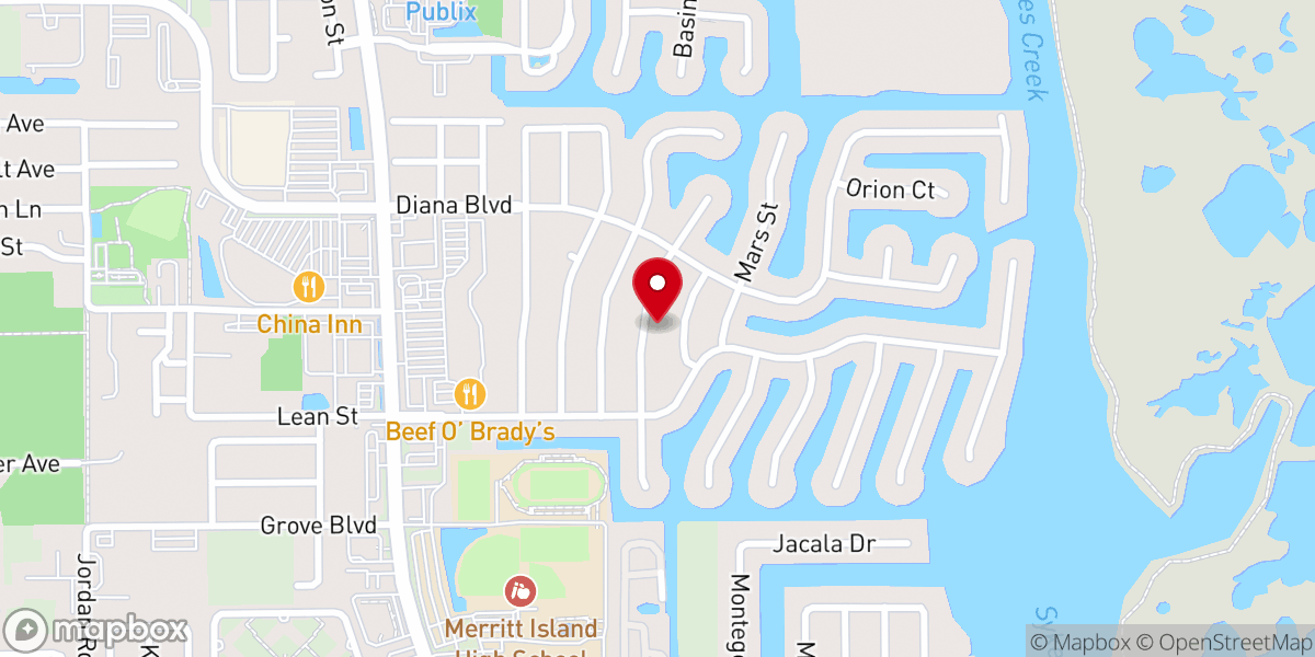Map showing location of Ark of Calvary Ministry