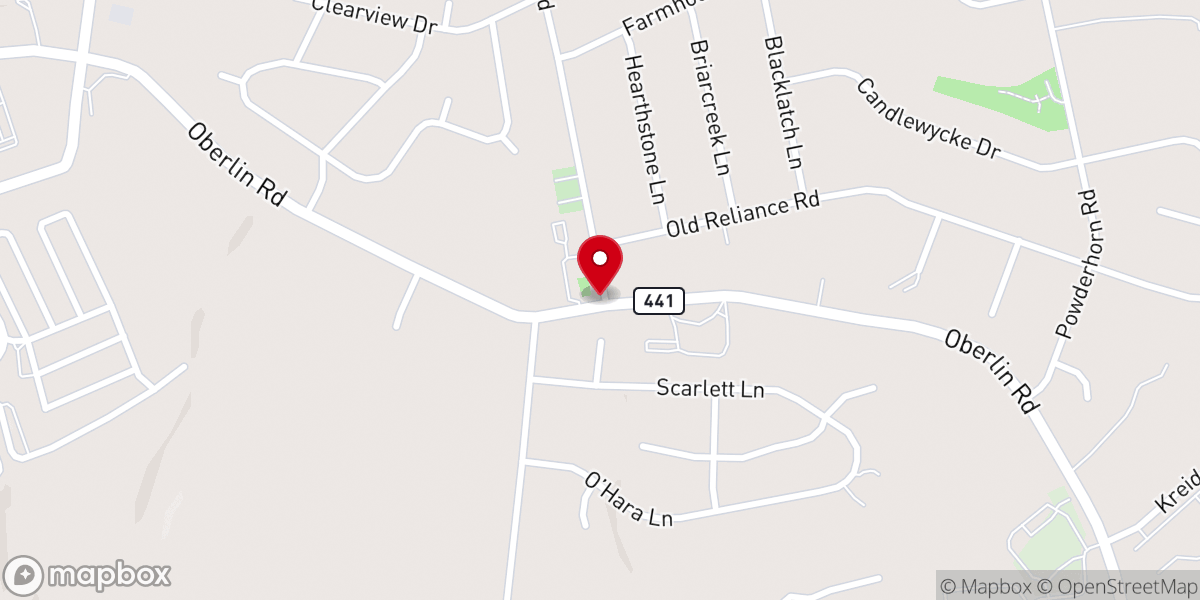 Map showing location of Ebenezer United Methodist Church