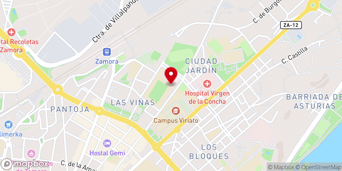 Map showing location of Parroquia María Auxiliadora