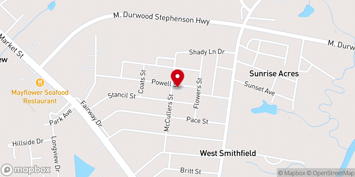 Map showing location of West Calvary