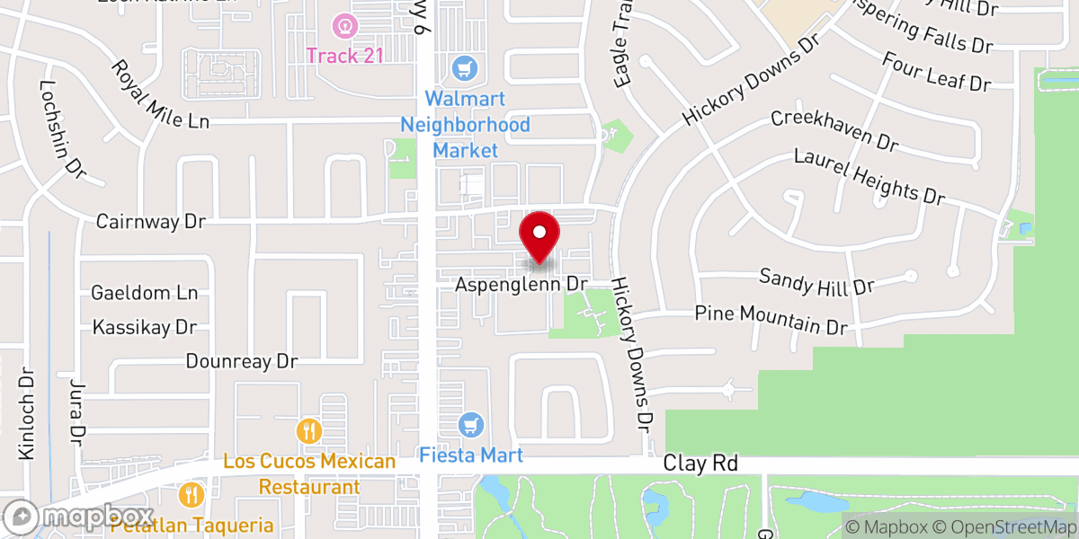 Map showing location of The River of Life Church