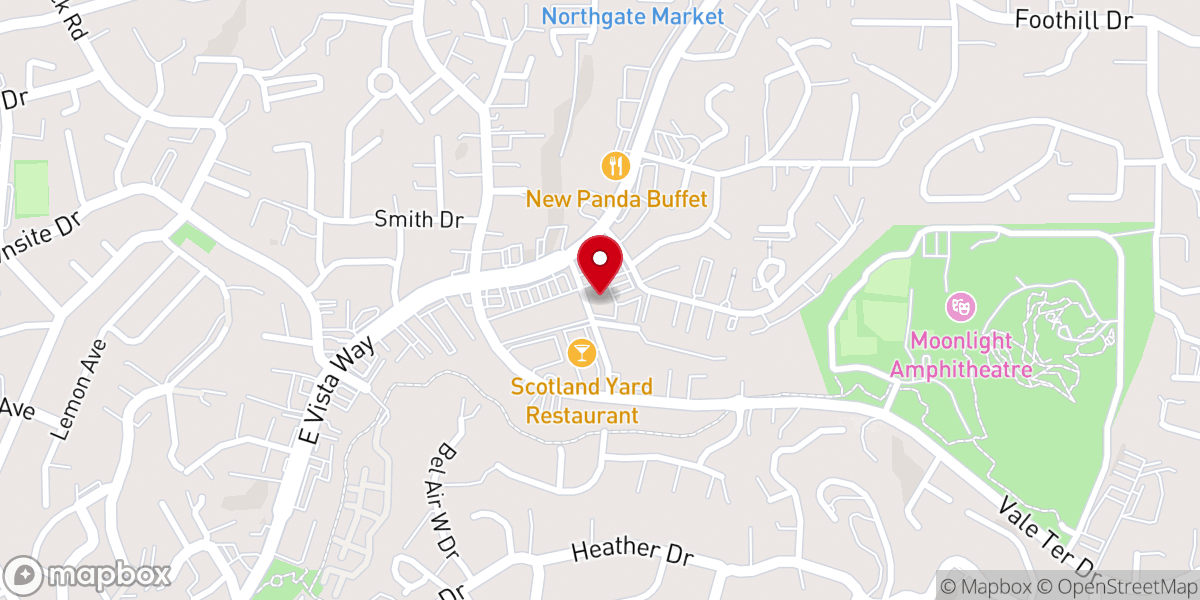 Map showing location of VCF Church