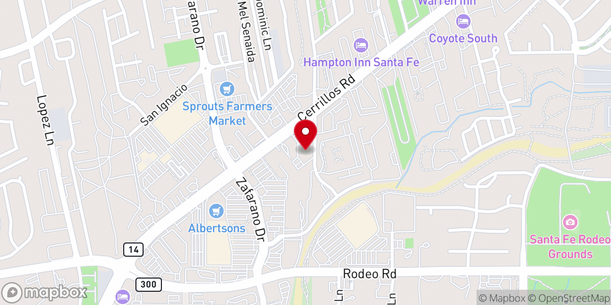Map showing location of Freedom Church