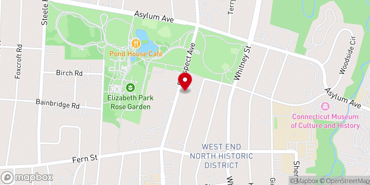 Map showing location of Faith Assembly of God