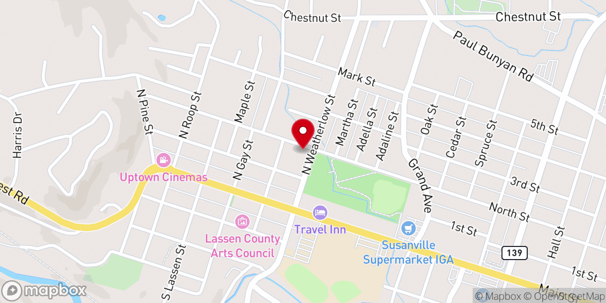 Map showing location of Monsignor Moran Hall