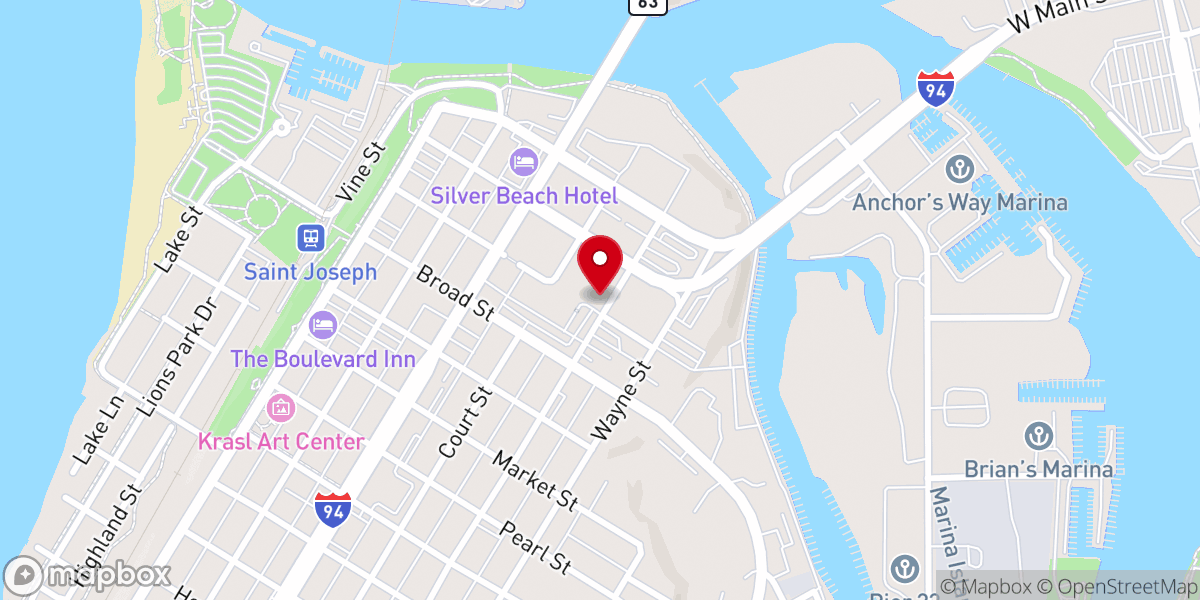 Map showing location of Morlock Center
