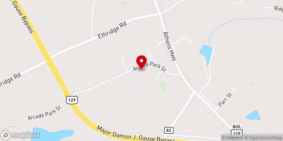 Map showing location of Beyond Words Church