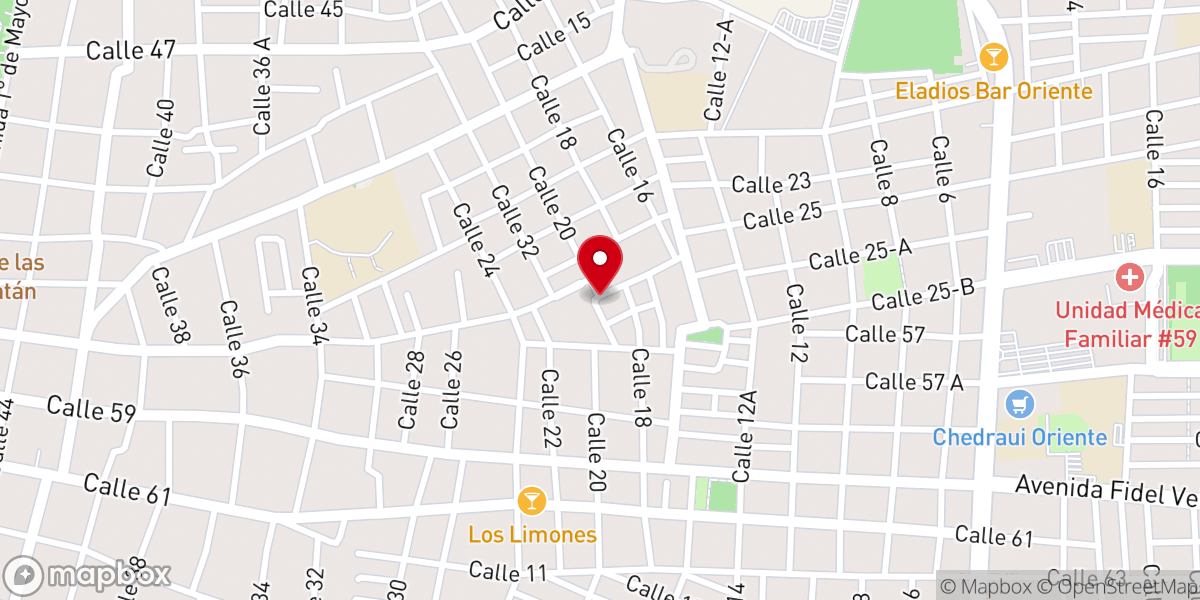 Map showing location of Capilla Nuestra Señora del Carmen (Quintero)
