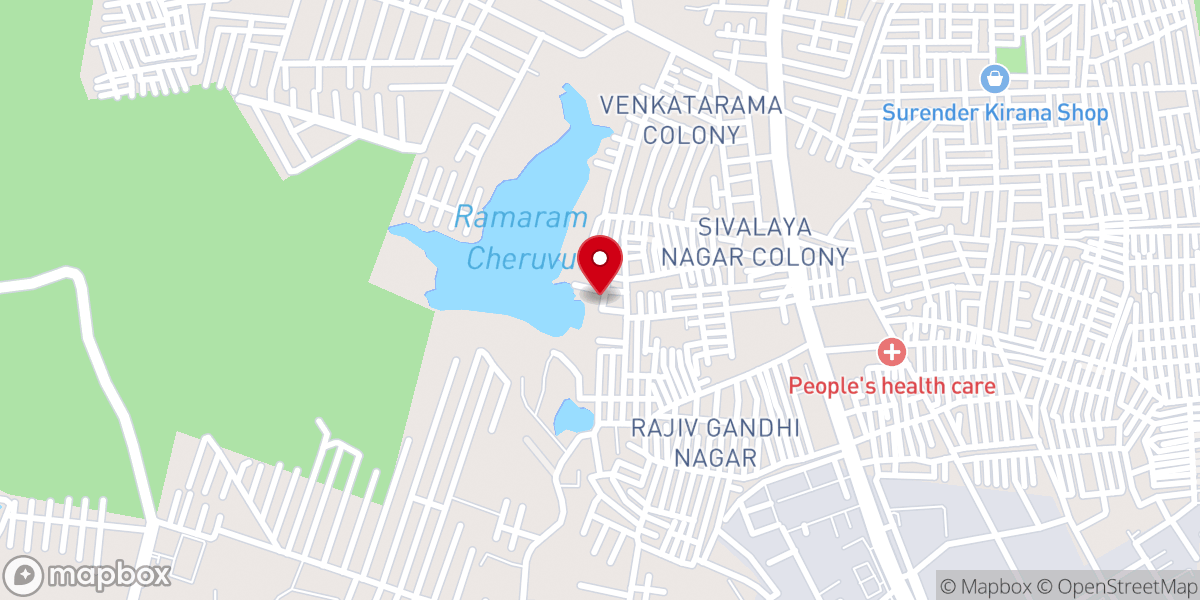 Map showing location of Hosanna Pentecostal Faith Ministries official