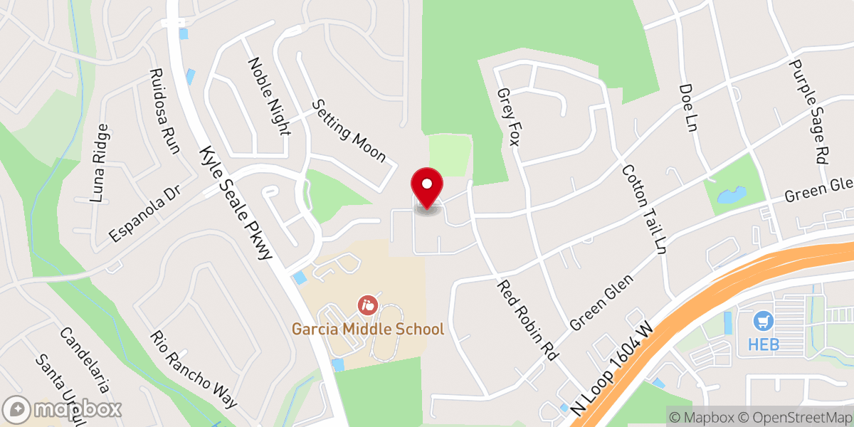 Map showing location of Our Lady of the Atonement Catholic Church