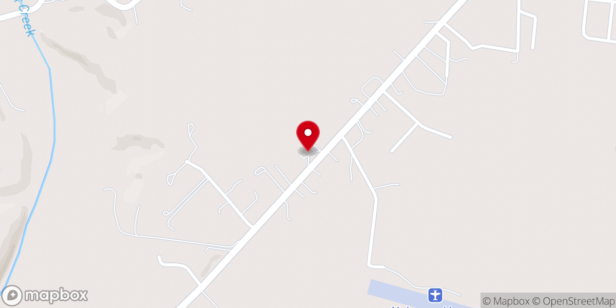 Map showing location of New Chapel United Methodist Church
