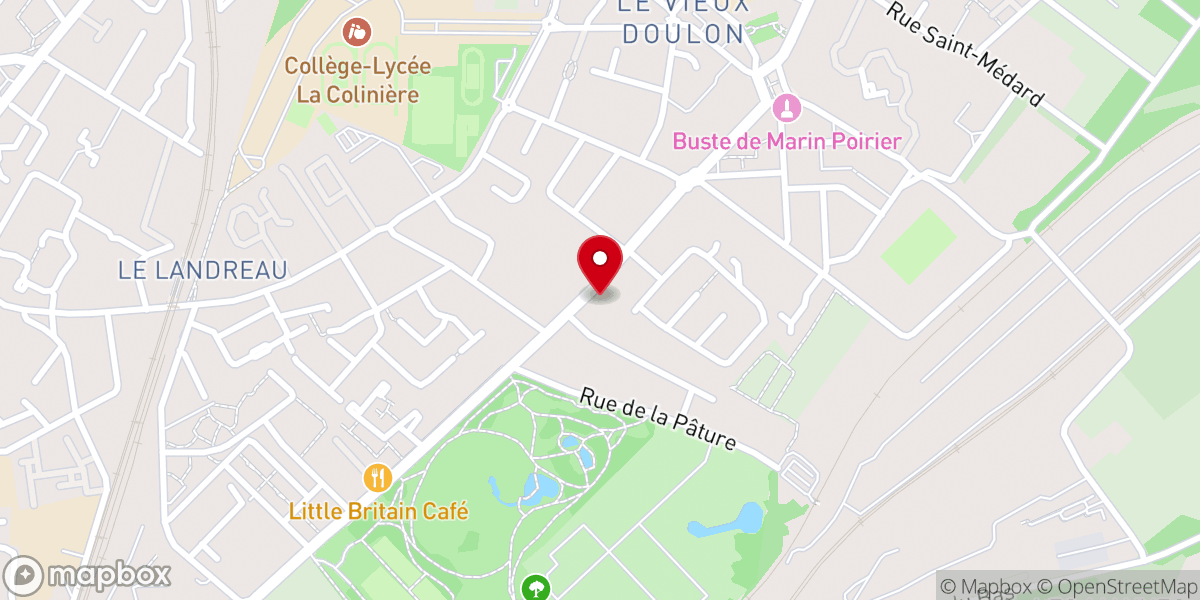 Map showing location of Eglise Adventiste du Septième Jour