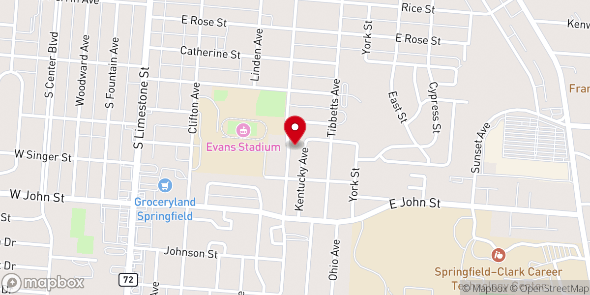 Map showing location of New Covenant Temple