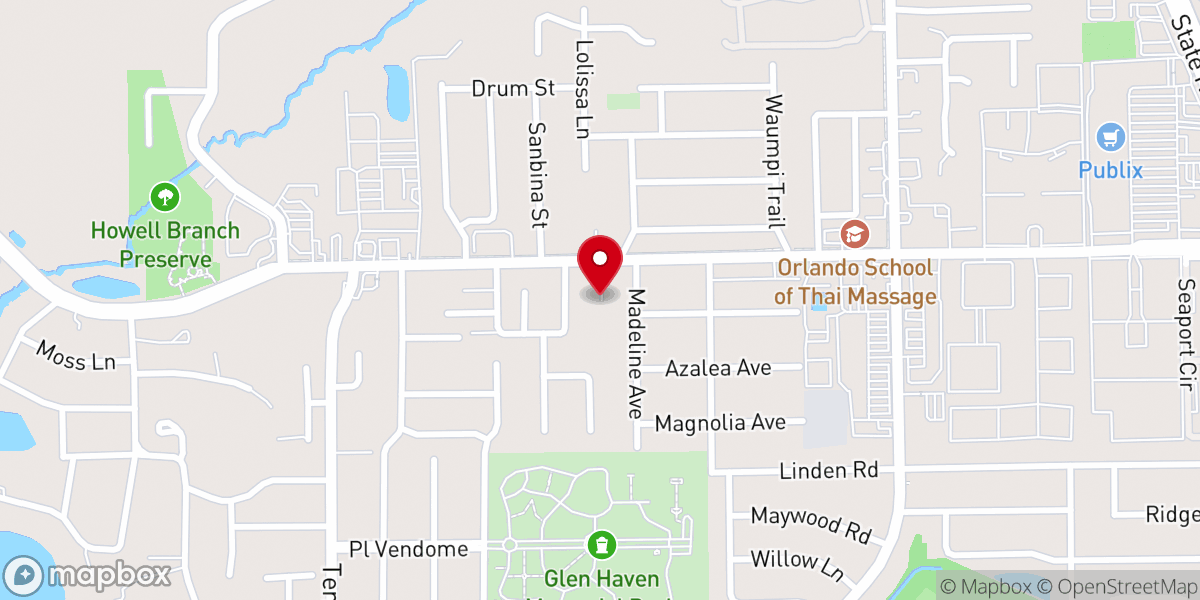 Map showing location of First Covenant Church