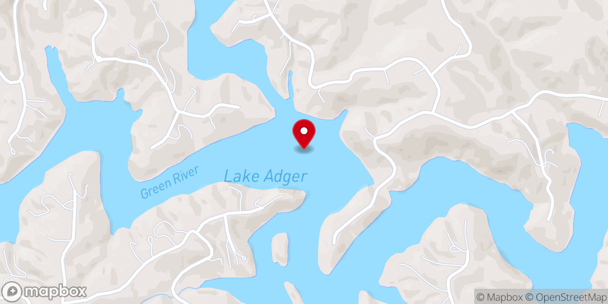 Map showing location of Lake Adger
